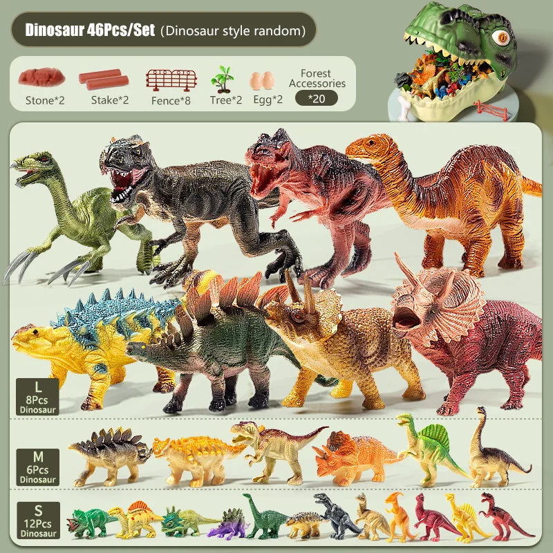 Simulation Dinosaur Toy Set