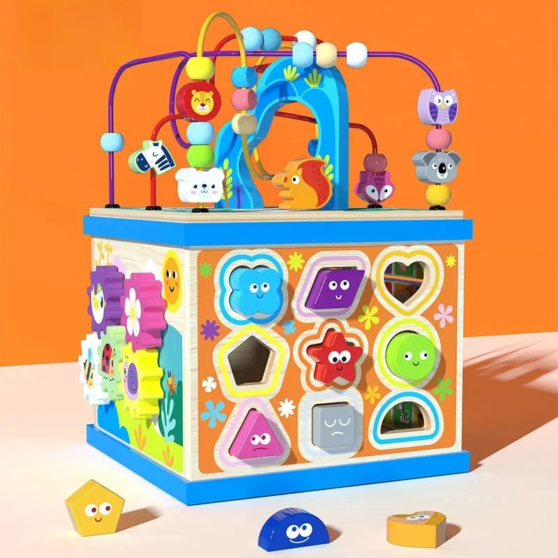 Wooden Preschool Skill Box