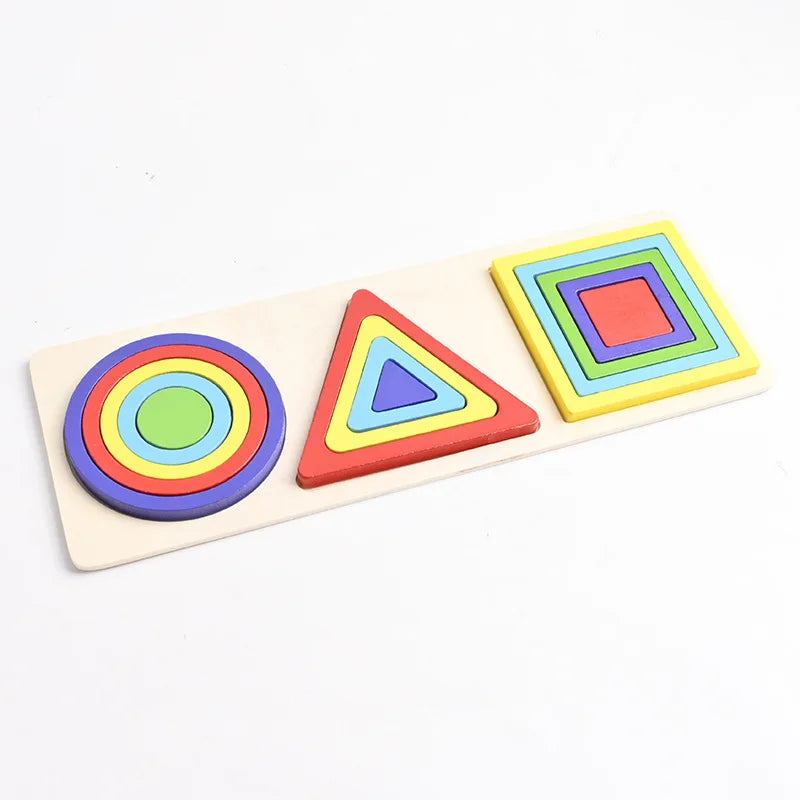 Montessori Wooden Blocks