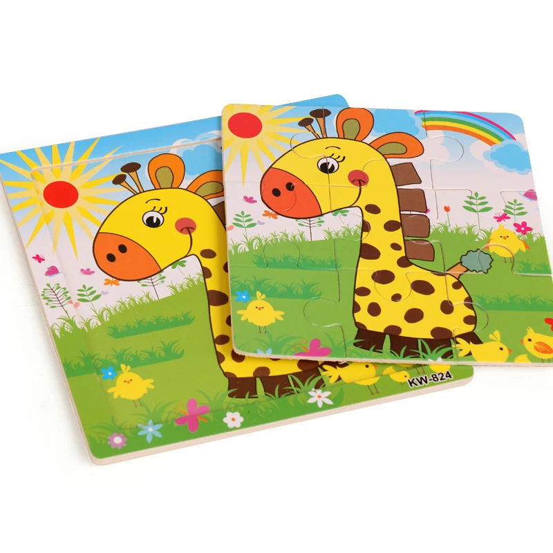 Wooden Figure Puzzles