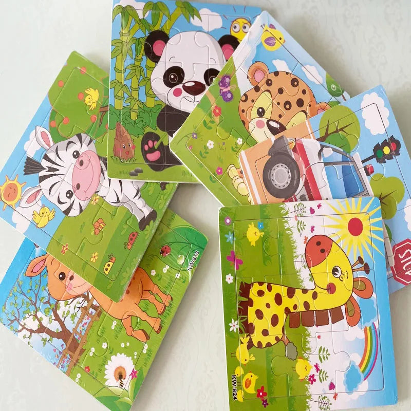 Wooden Figure Puzzles