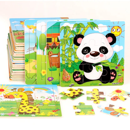 Wooden Figure Puzzles
