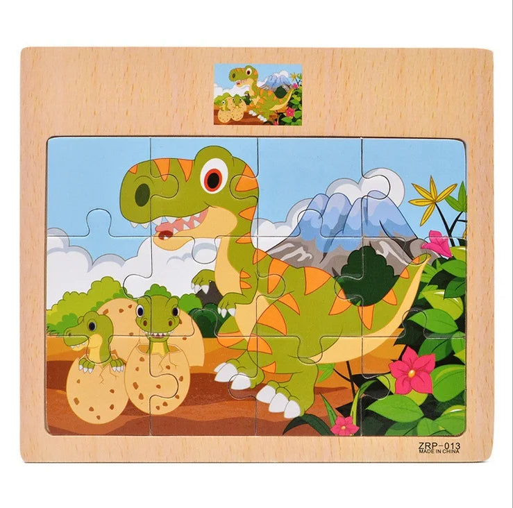 Wooden Figure Puzzles