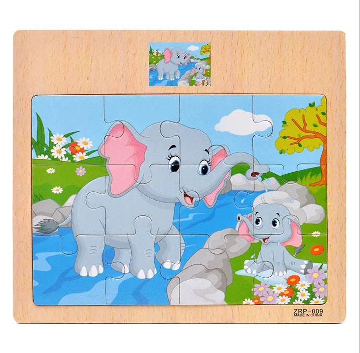 Wooden Figure Puzzles
