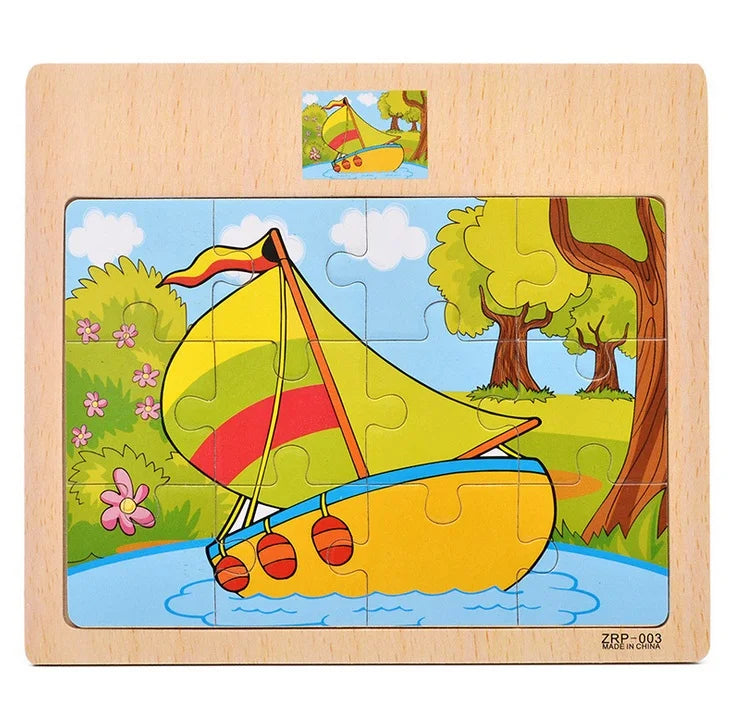 Wooden Figure Puzzles