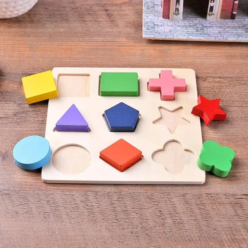 Montessori Shape Blocks