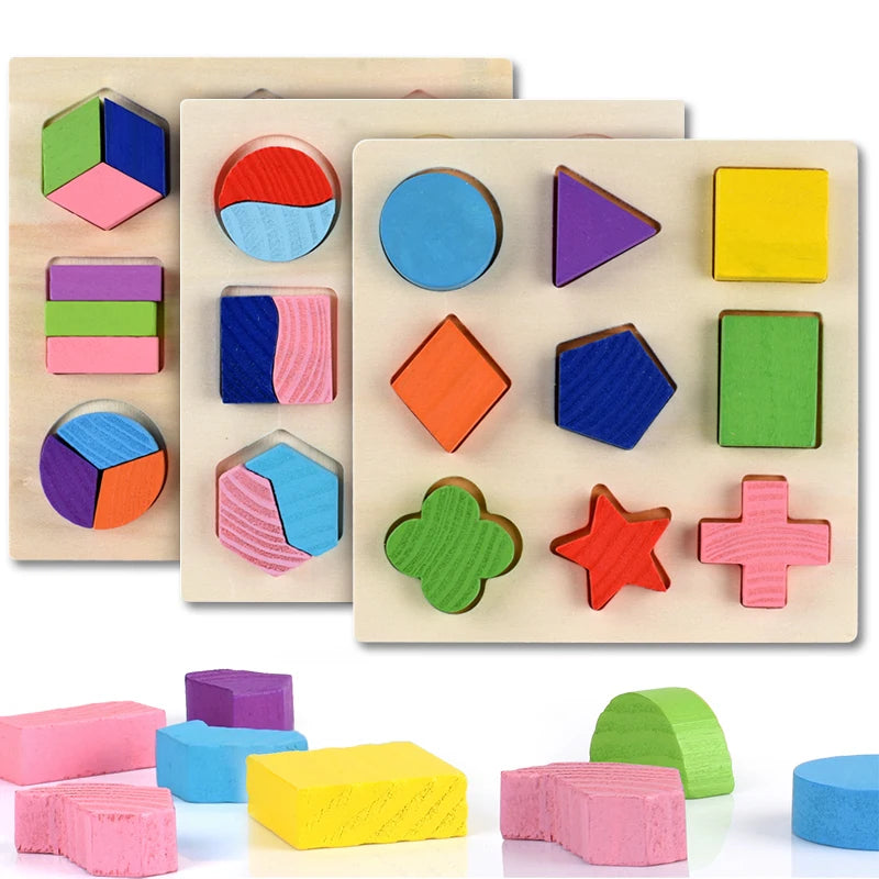 Montessori Shape Blocks