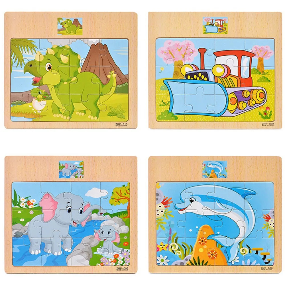 Wooden Figure Puzzles