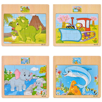 Wooden Figure Puzzles