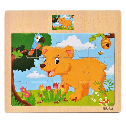 Wooden Figure Puzzles
