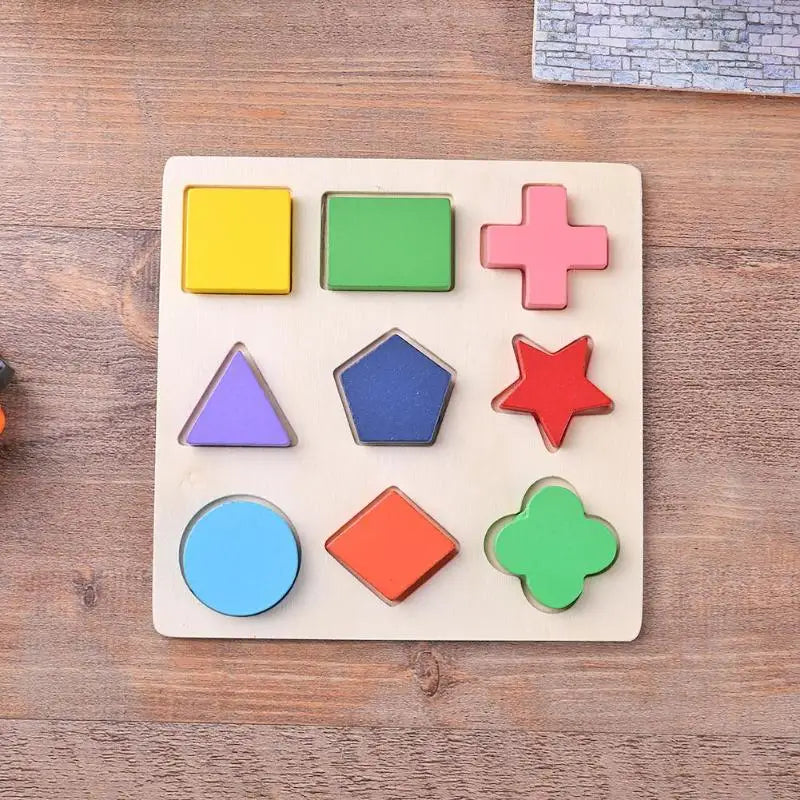 Montessori Shape Blocks