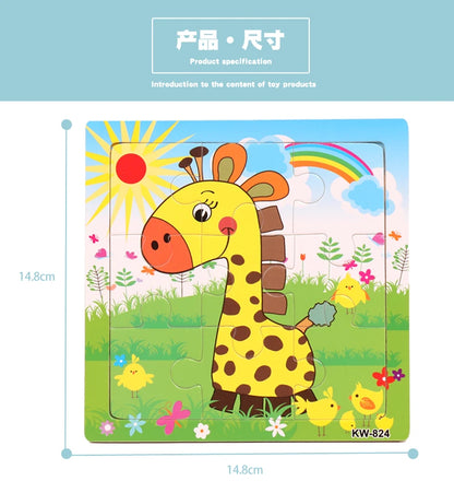 Wooden Figure Puzzles