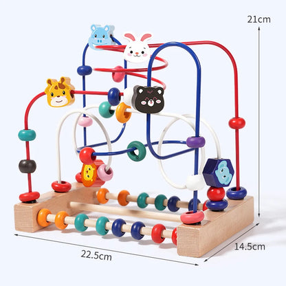 Wooden Bead Maze Toy