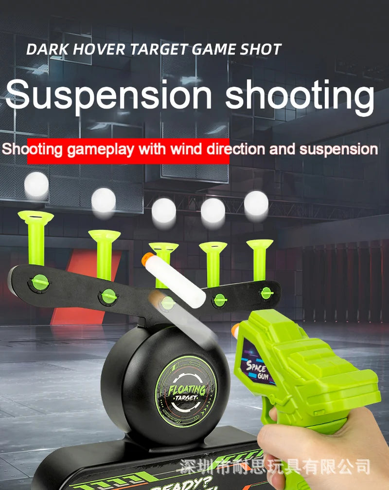 Kids Floating Target Shooting Set – Glow-in-the-Dark Electric Hover Game