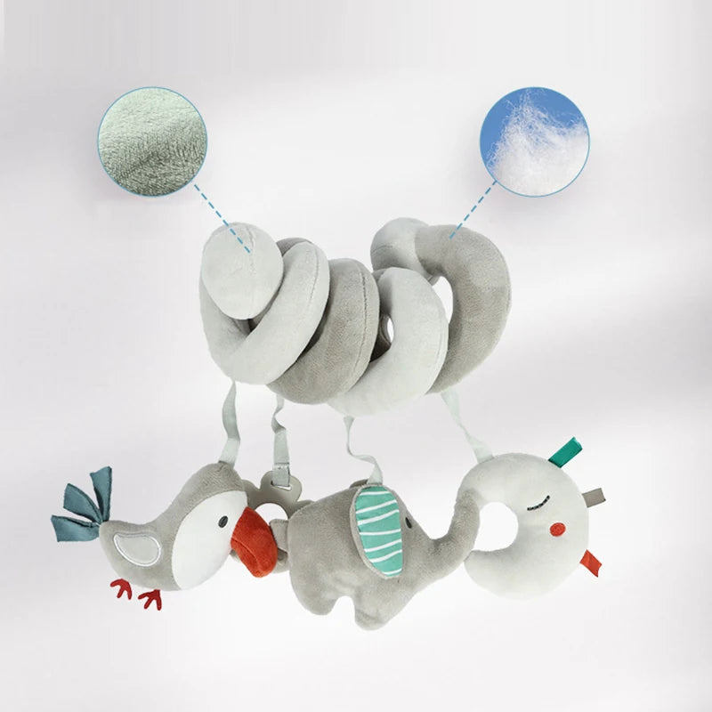 Plush Animal Baby Rattle Toy