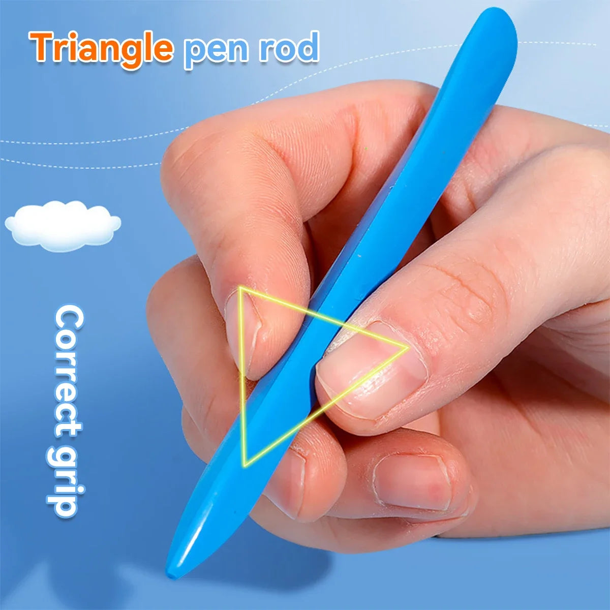 Triangle Crayon Set
