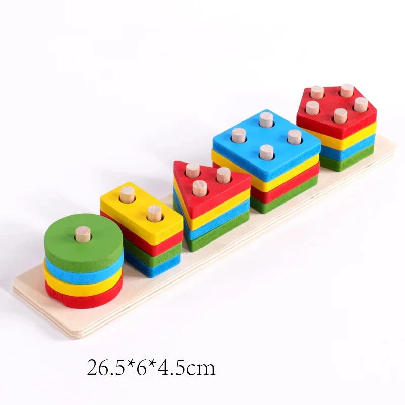 Montessori Wooden Blocks