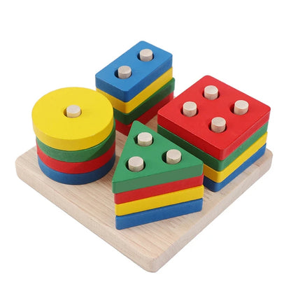 Montessori Wooden Blocks