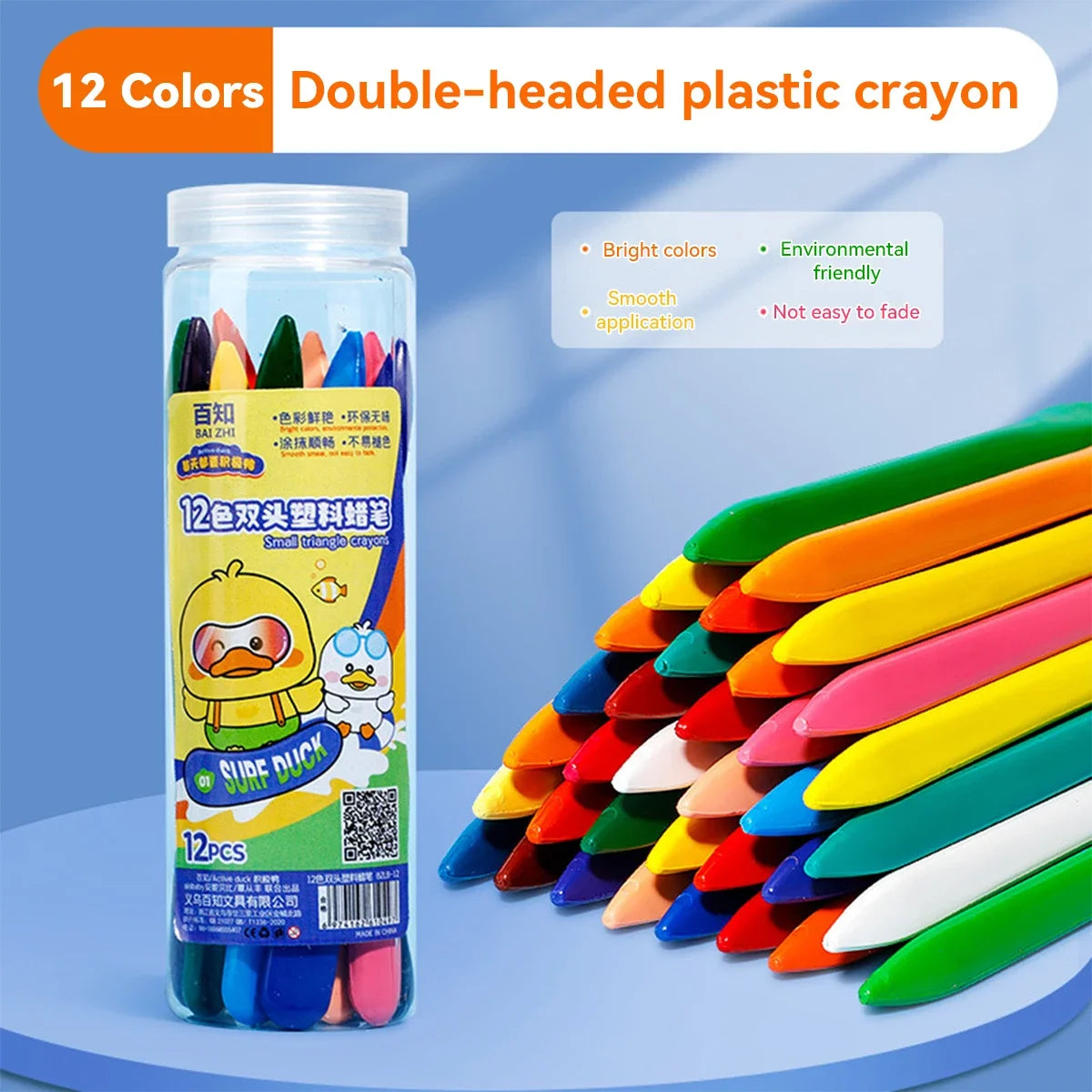 Triangle Crayon Set