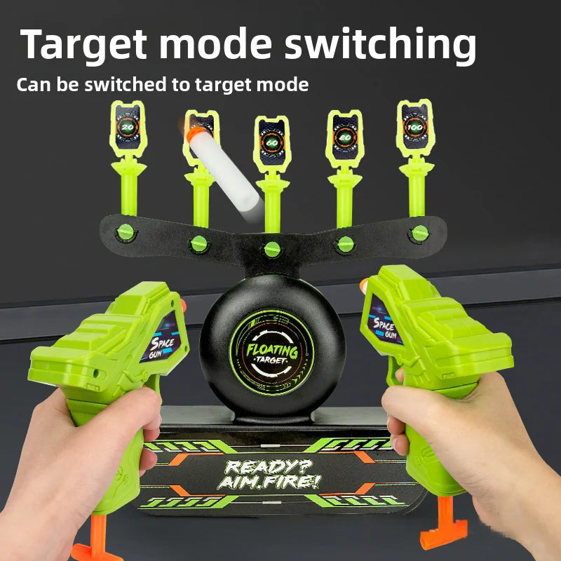 Kids Floating Target Shooting Set – Glow-in-the-Dark Electric Hover Game