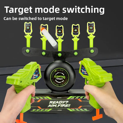 Kids Floating Target Shooting Set – Glow-in-the-Dark Electric Hover Game