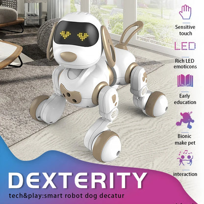Smart RC Robot Dog – Interactive Stunt Toy with Voice Control, Music & Touch Sensors