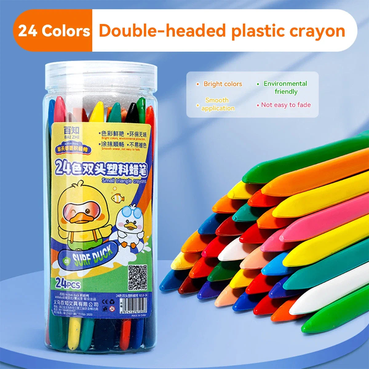 Triangle Crayon Set