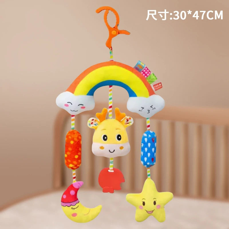 Plush Animal Baby Rattle Toy
