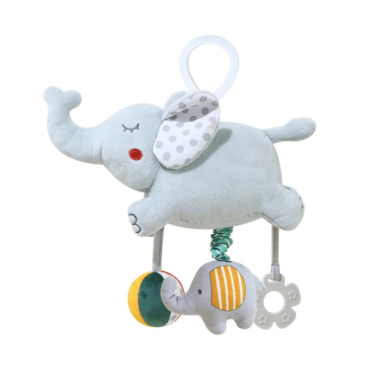 Plush Animal Baby Rattle Toy
