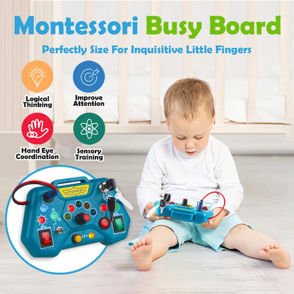 Child Montessori Busy Board