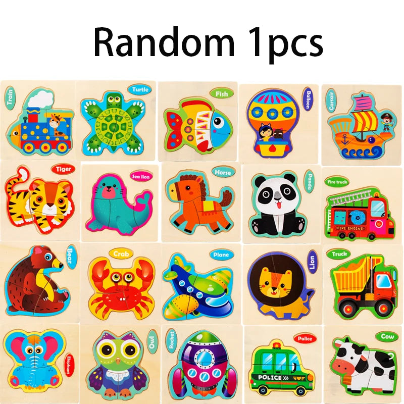 Wooden Animal Puzzle