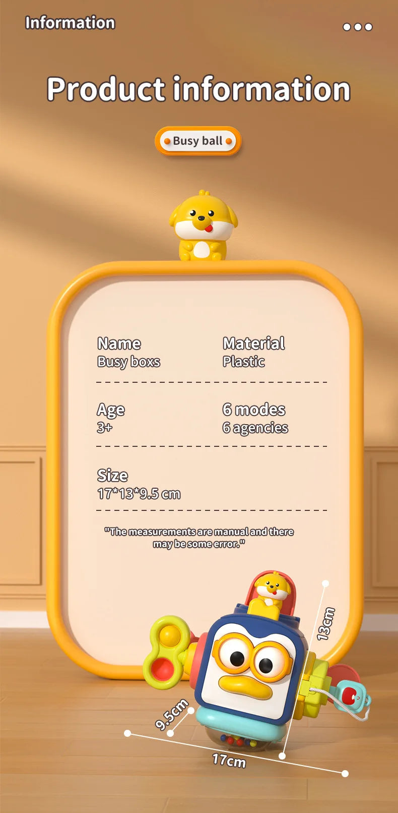 Montessori Busy Cube