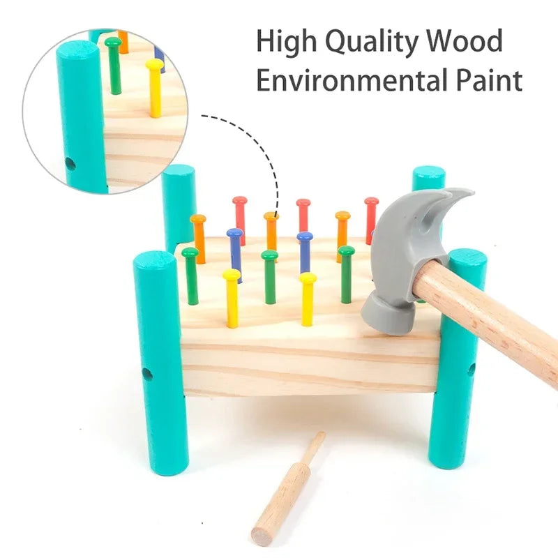 Wooden Hammer Learning Toy