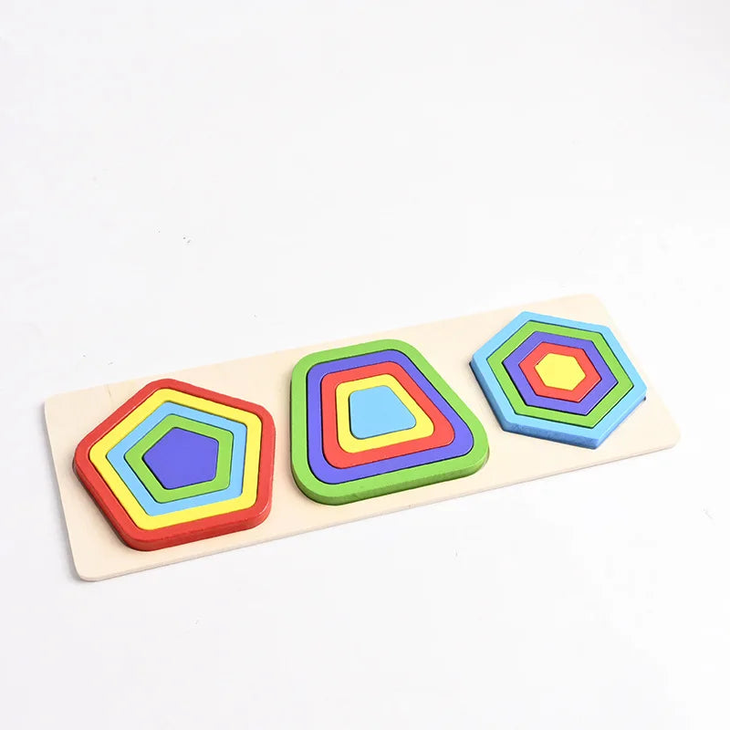 Montessori Wooden Blocks