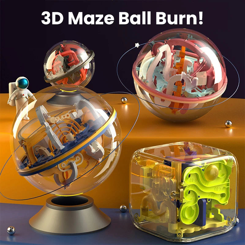 3D Balance Maze Ball