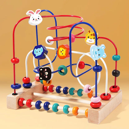 Wooden Bead Maze Toy