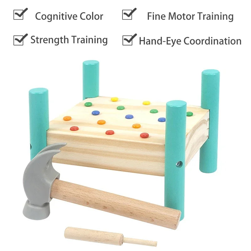 Wooden Hammer Learning Toy