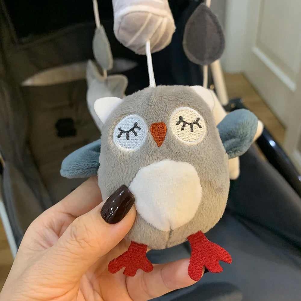 Plush Animal Baby Rattle Toy