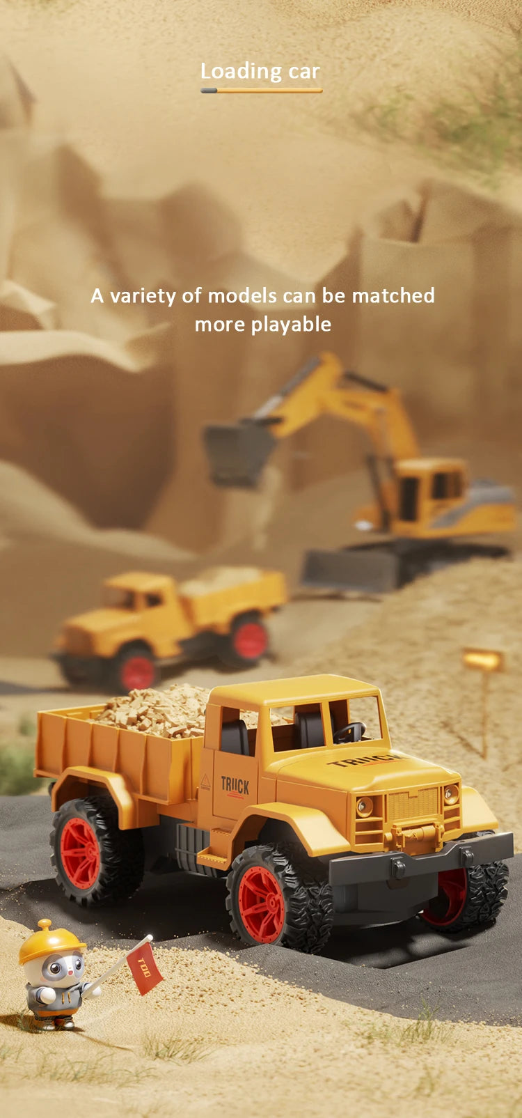 RC Excavator Toy