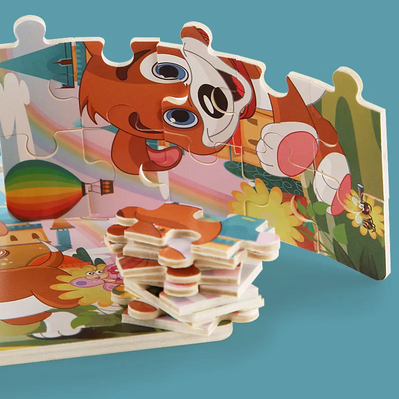 Wooden Puzzle Set