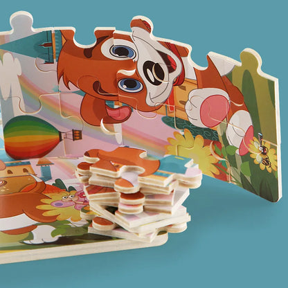 Wooden Puzzle Set