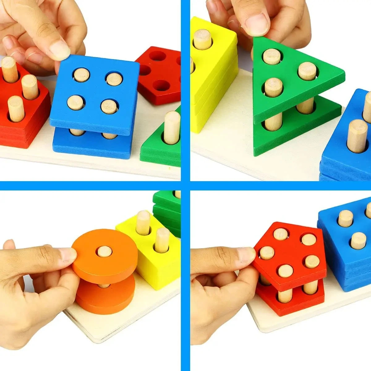 Montessori Wooden Blocks