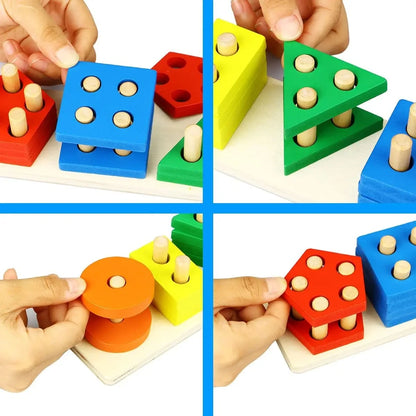 Montessori Wooden Blocks