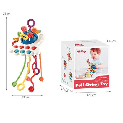 Sensory Octopus Pull Toy