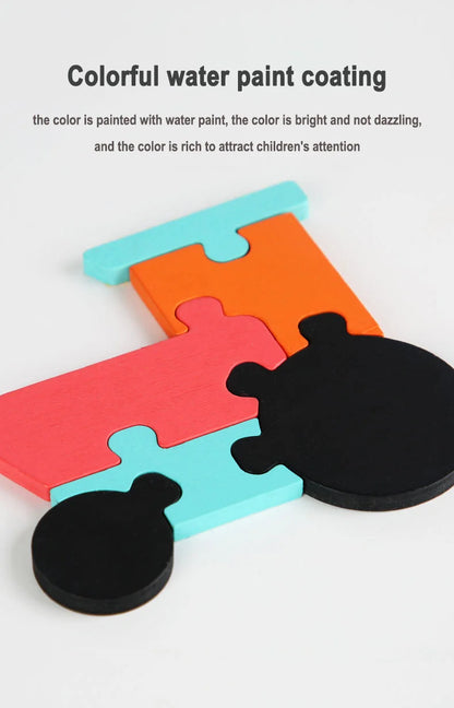 Wooden Montessori Animal Puzzle