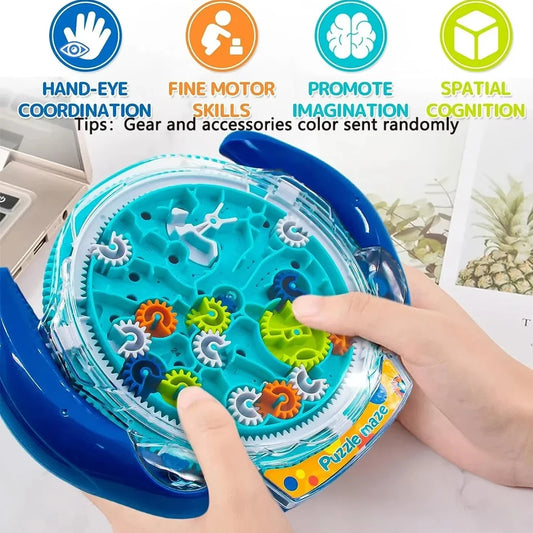 3D Rolling Ball Maze Puzzle