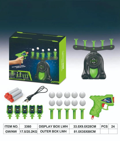 Glow-in-the-Dark Hovering Target Shooting Set