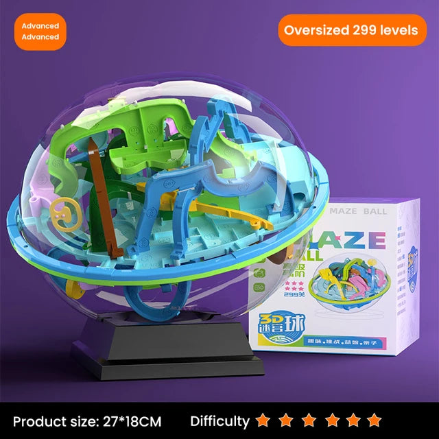 3D Balance Maze Ball