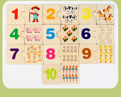 Number Animal Puzzle