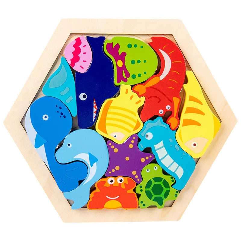 Wooden 3D Puzzle